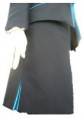 Ref.  02507 - Senhora - Saia com abertura lateral - macho em dupla cor